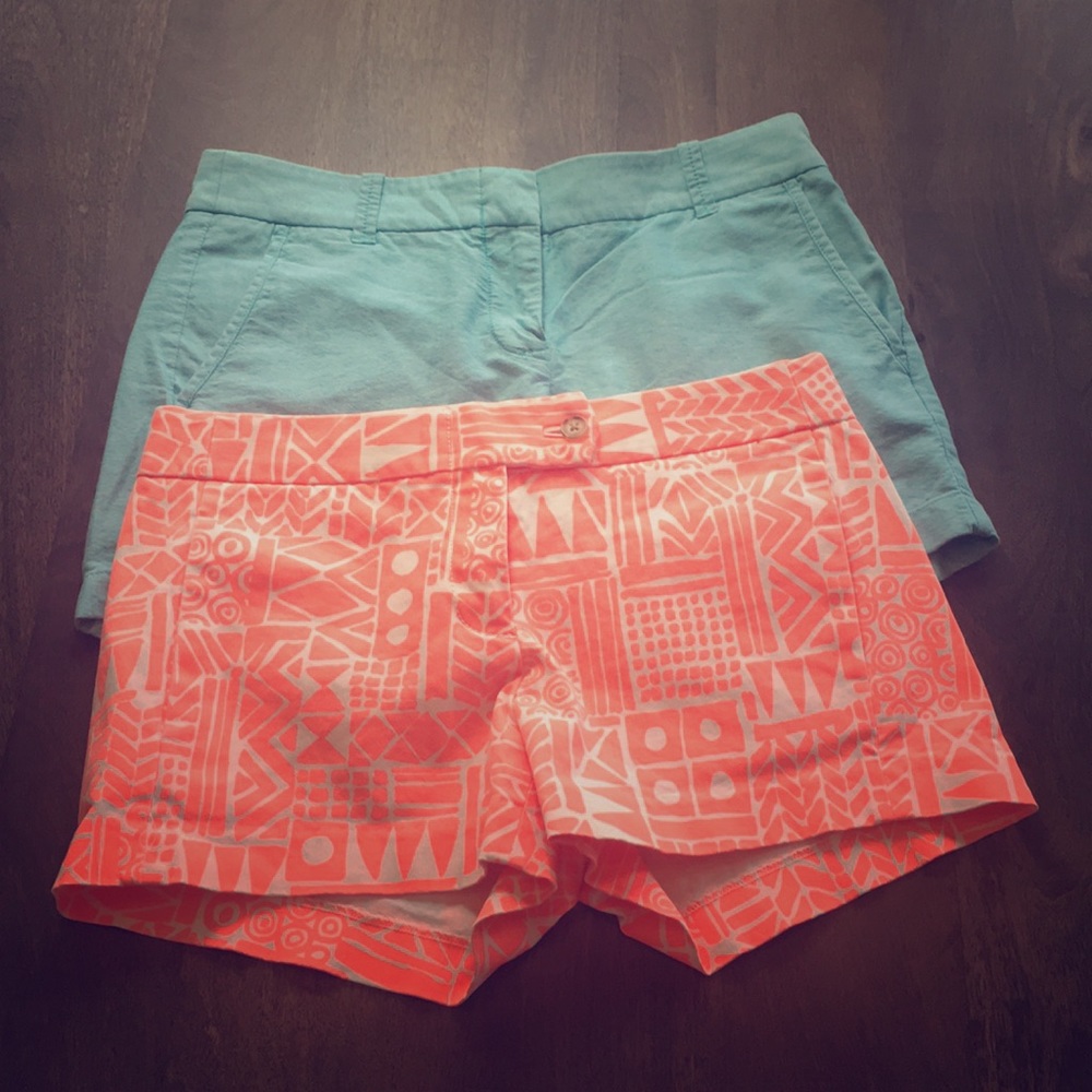 J. Crew City Fit Shorts - 2 pair